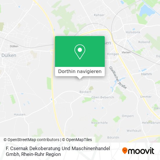 F. Csernak Dekoberatung Und Maschinenhandel Gmbh Karte