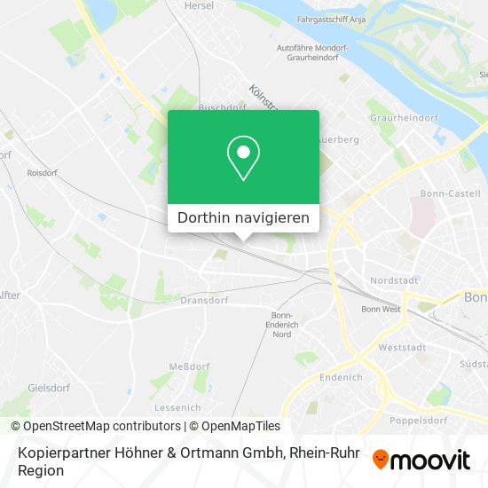 Kopierpartner Höhner & Ortmann Gmbh Karte