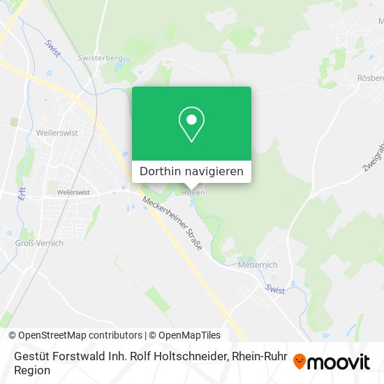 Gestüt Forstwald Inh. Rolf Holtschneider Karte