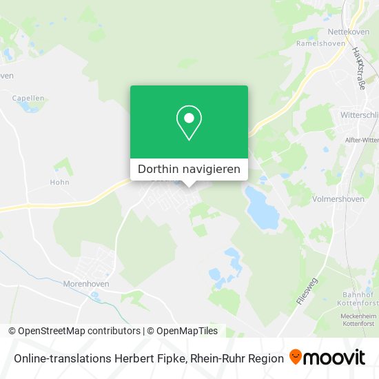 Online-translations Herbert Fipke Karte