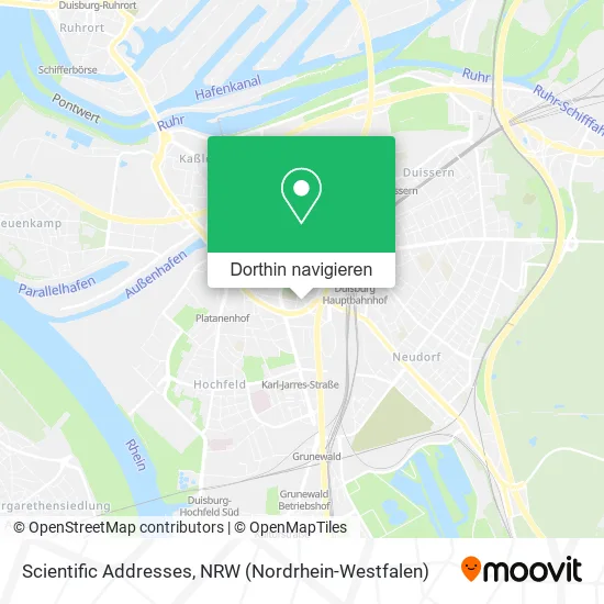 Scientific Addresses Karte