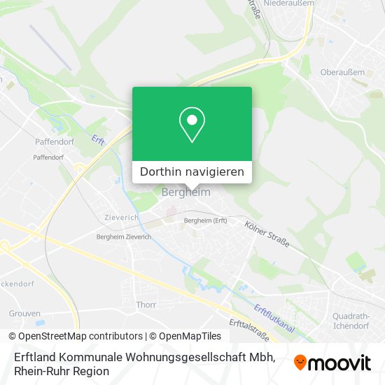 Erftland Kommunale Wohnungsgesellschaft Mbh Karte