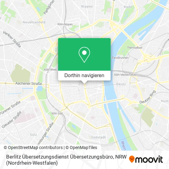 Berlitz Übersetzungsdienst Übersetzungsbüro Karte