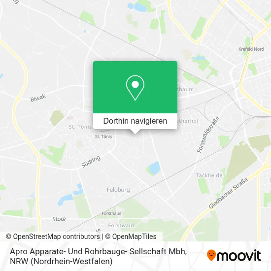 Apro Apparate- Und Rohrbauge- Sellschaft Mbh Karte