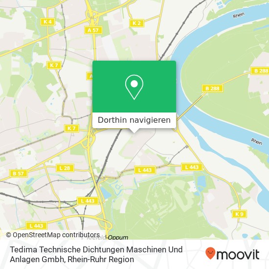 Tedima Technische Dichtungen Maschinen Und Anlagen Gmbh Karte