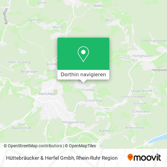 Hüttebräucker & Herfel Gmbh Karte