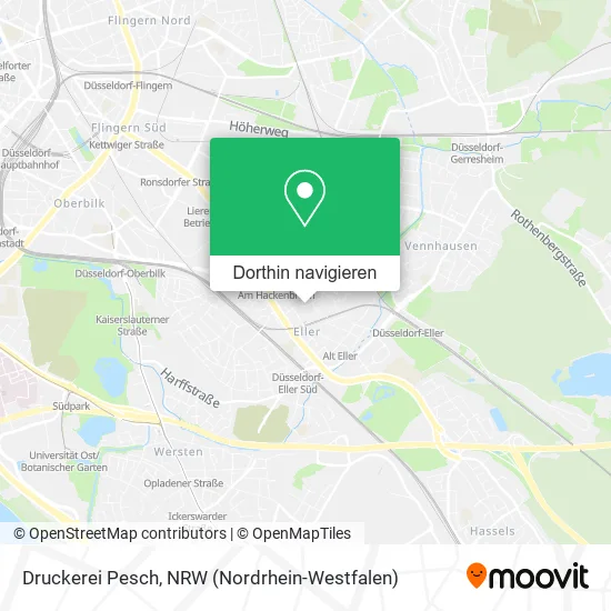 Druckerei Pesch Karte