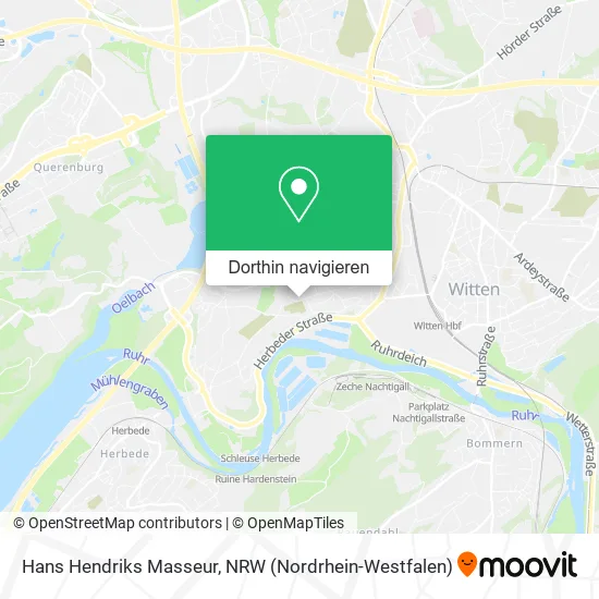 Hans Hendriks Masseur Karte