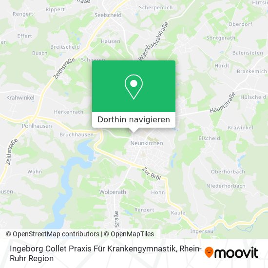 Ingeborg Collet Praxis Für Krankengymnastik Karte