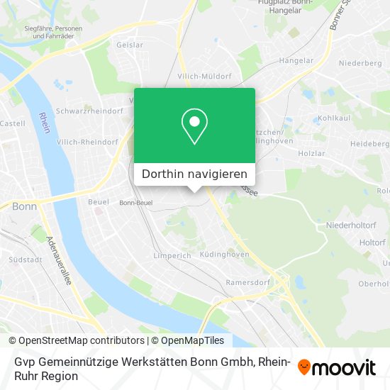 Gvp Gemeinnützige Werkstätten Bonn Gmbh Karte