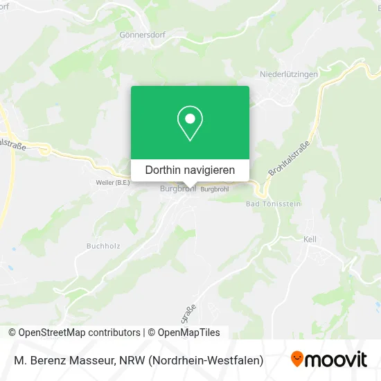 M. Berenz Masseur Karte
