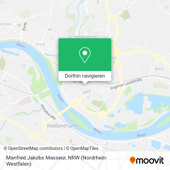 Manfred Jakobs Masseur Karte