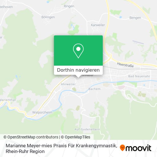 Marianne Meyer-mies Praxis Für Krankengymnastik Karte