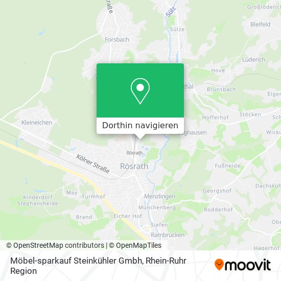 Möbel-sparkauf Steinkühler Gmbh Karte