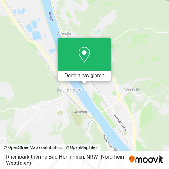 Rheinpark-therme Bad Hönningen Karte