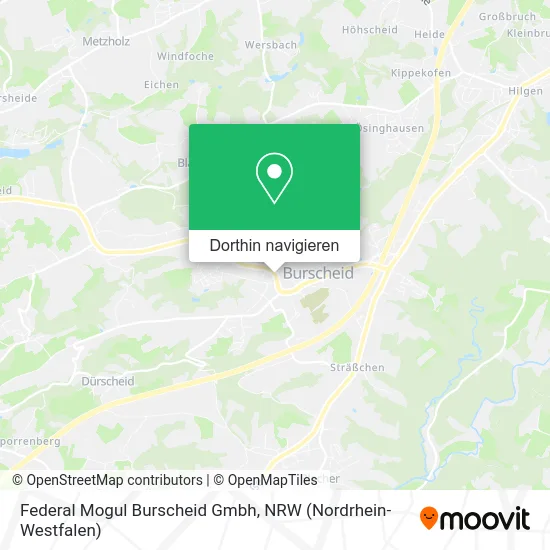 Federal Mogul Burscheid Gmbh Karte