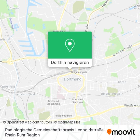 Radiologische Gemeinschaftspraxis Leopoldstraße Karte