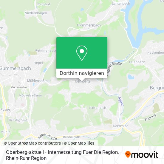 Oberberg-aktuell - Internetzeitung Fuer Die Region Karte