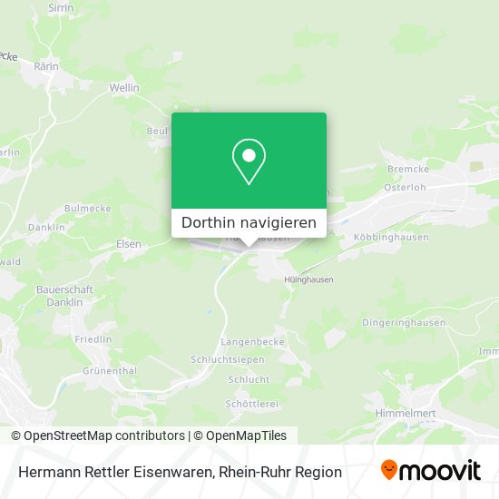 Hermann Rettler Eisenwaren Karte