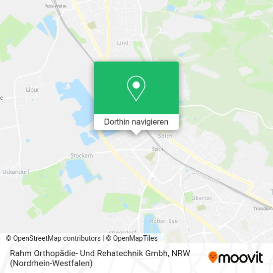 Rahm Orthopädie- Und Rehatechnik Gmbh Karte