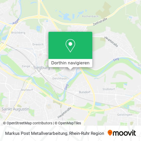 Markus Post Metallverarbeitung Karte