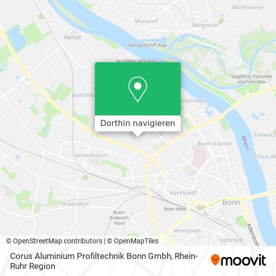 Corus Aluminium Profiltechnik Bonn Gmbh Karte