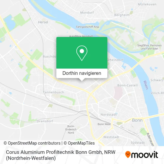 Corus Aluminium Profiltechnik Bonn Gmbh Karte