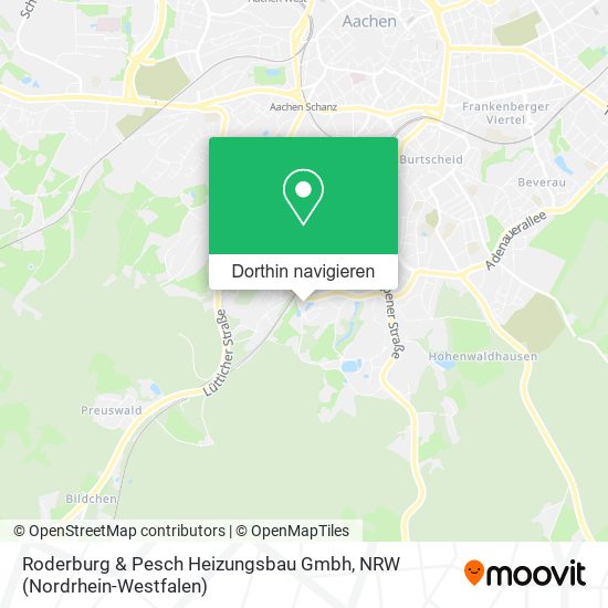 Roderburg & Pesch Heizungsbau Gmbh Karte