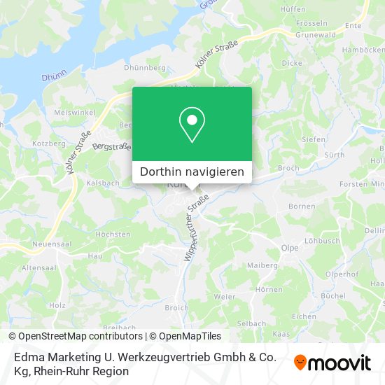 Edma Marketing U. Werkzeugvertrieb Gmbh & Co. Kg Karte
