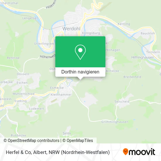 Herfel & Co, Albert Karte