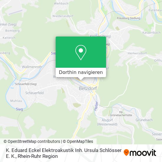 K. Eduard Eckel Elektroakustik Inh. Ursula Schlösser E. K. Karte