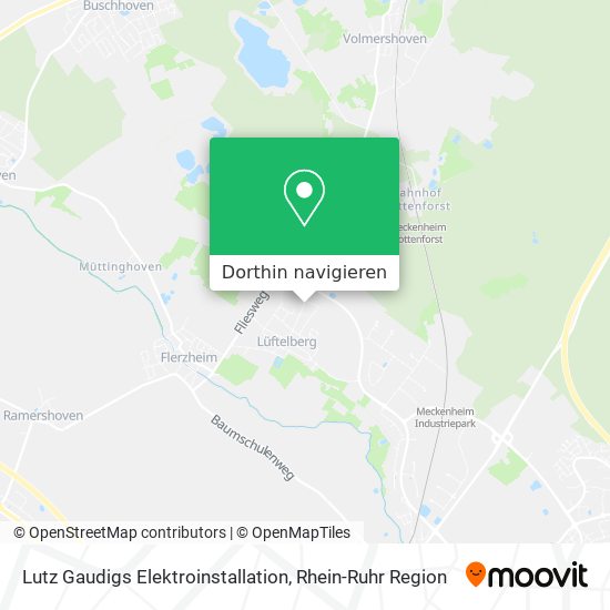 Lutz Gaudigs Elektroinstallation Karte