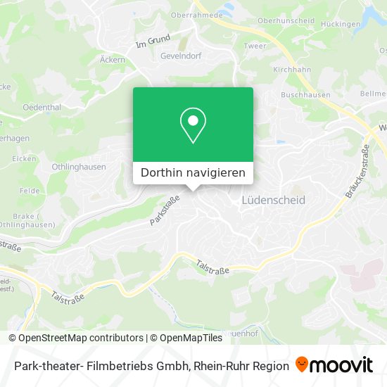 Park-theater- Filmbetriebs Gmbh Karte