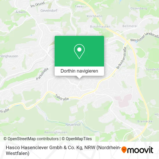 Hasco Hasenclever Gmbh & Co. Kg Karte