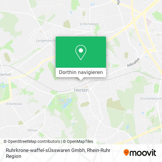 Ruhrkrone-waffel-sÜsswaren Gmbh Karte