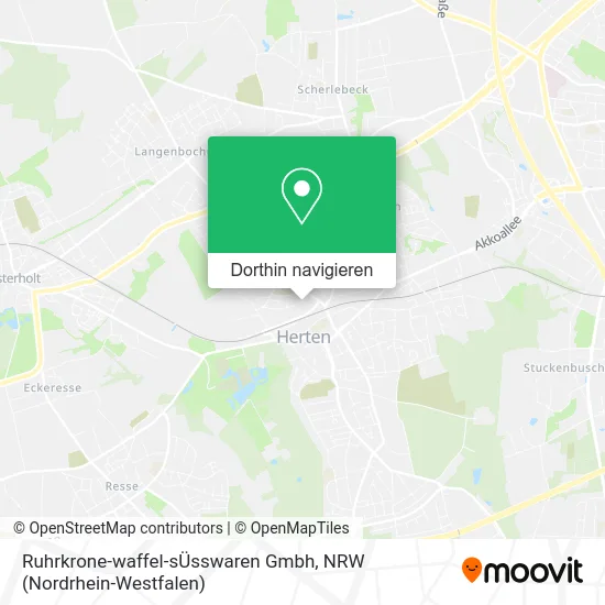 Ruhrkrone-waffel-sÜsswaren Gmbh Karte