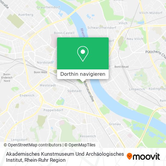 Akademisches Kunstmuseum Und Archäologisches Institut Karte