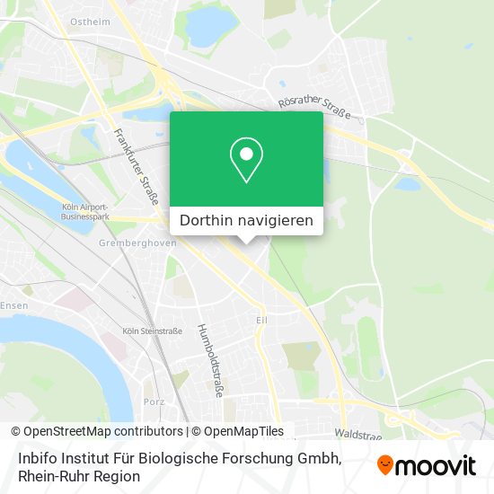 Inbifo Institut Für Biologische Forschung Gmbh Karte