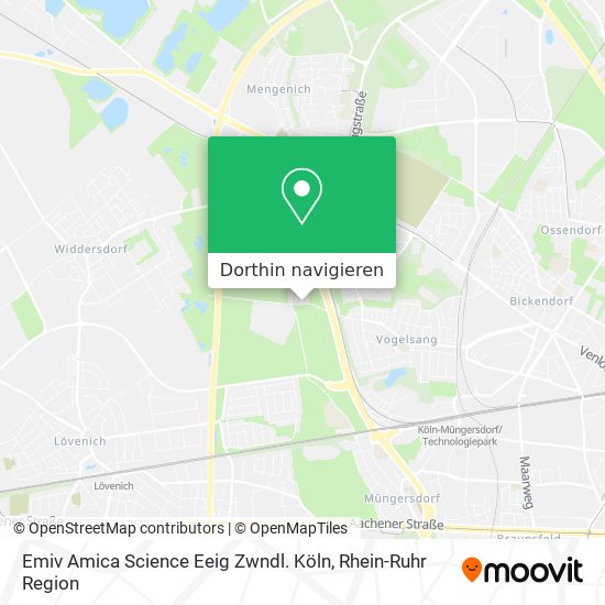 Emiv Amica Science Eeig Zwndl. Köln Karte