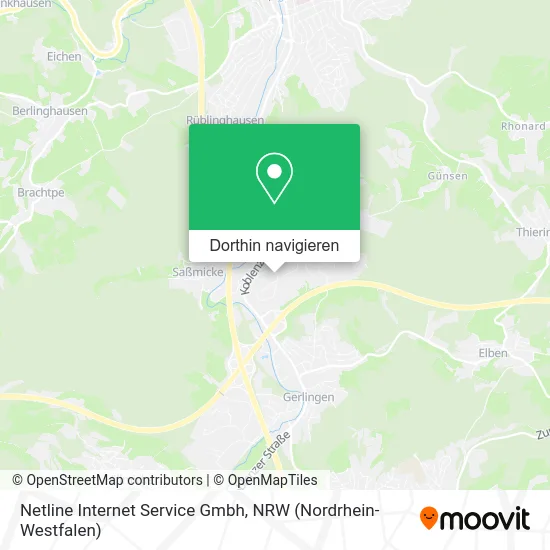 Netline Internet Service Gmbh Karte