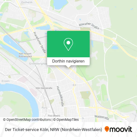 Der Ticket-service Köln Karte