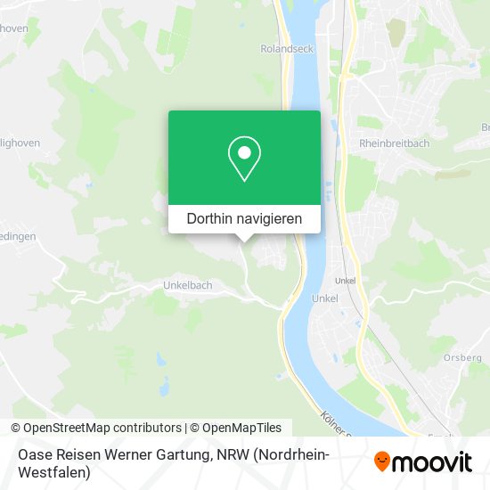Oase Reisen Werner Gartung Karte