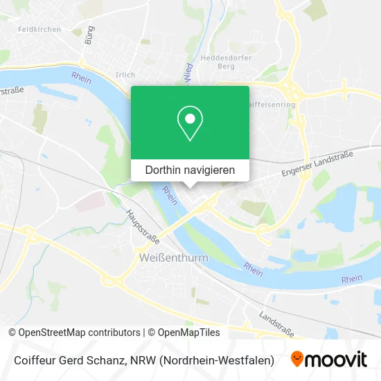 Coiffeur Gerd Schanz Karte