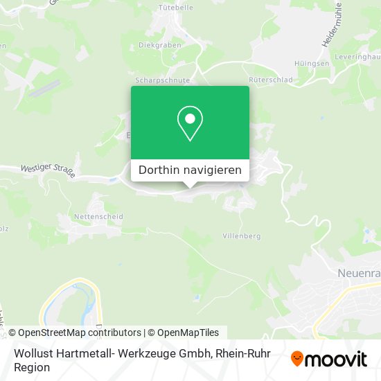 Wollust Hartmetall- Werkzeuge Gmbh Karte