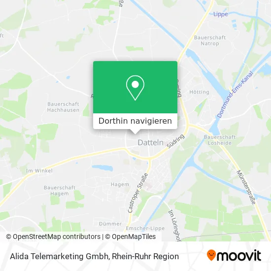 Alida Telemarketing Gmbh Karte