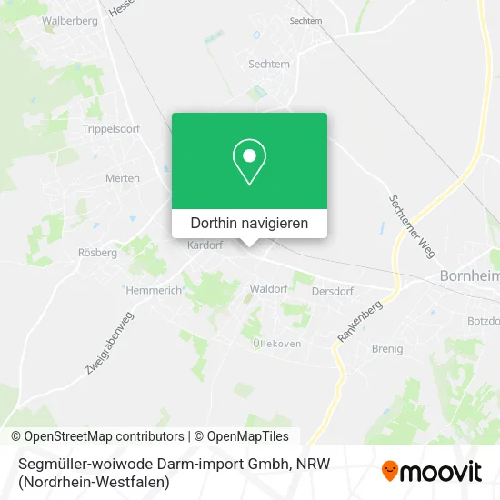 Segmüller-woiwode Darm-import Gmbh Karte