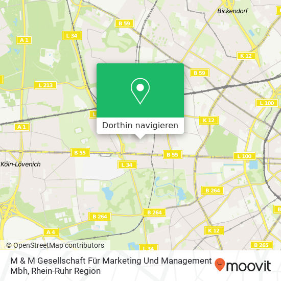 M & M Gesellschaft Für Marketing Und Management Mbh Karte