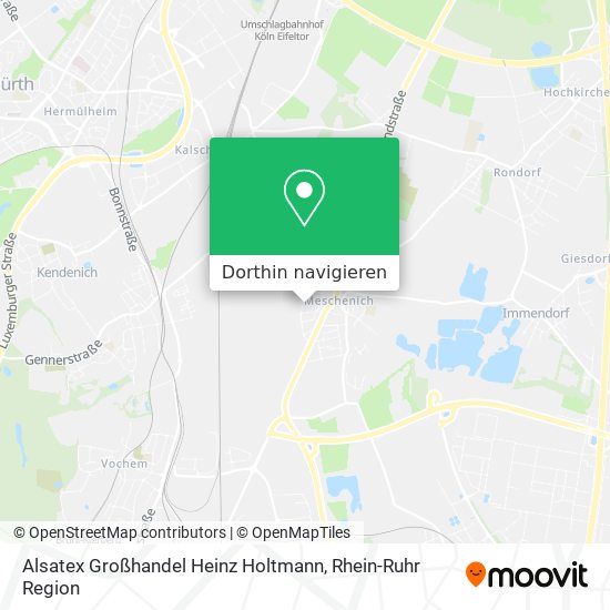 Alsatex Großhandel Heinz Holtmann Karte