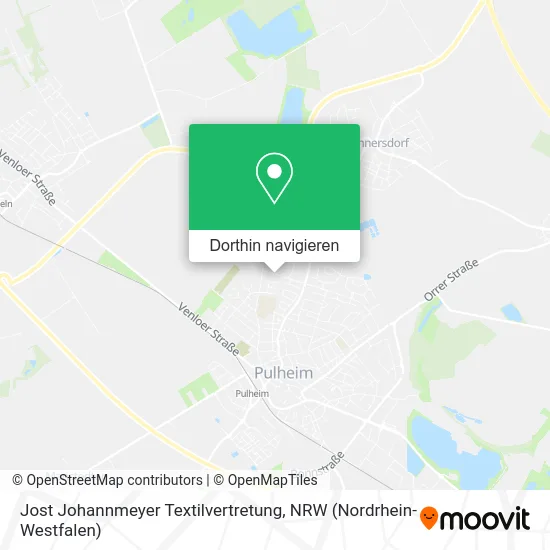 Jost Johannmeyer Textilvertretung Karte