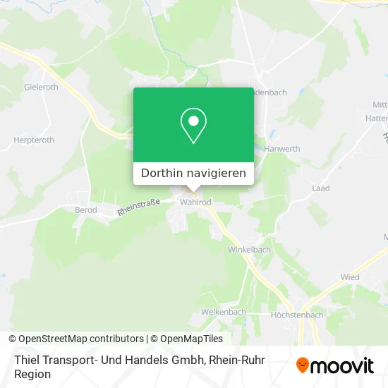 Thiel Transport- Und Handels Gmbh Karte